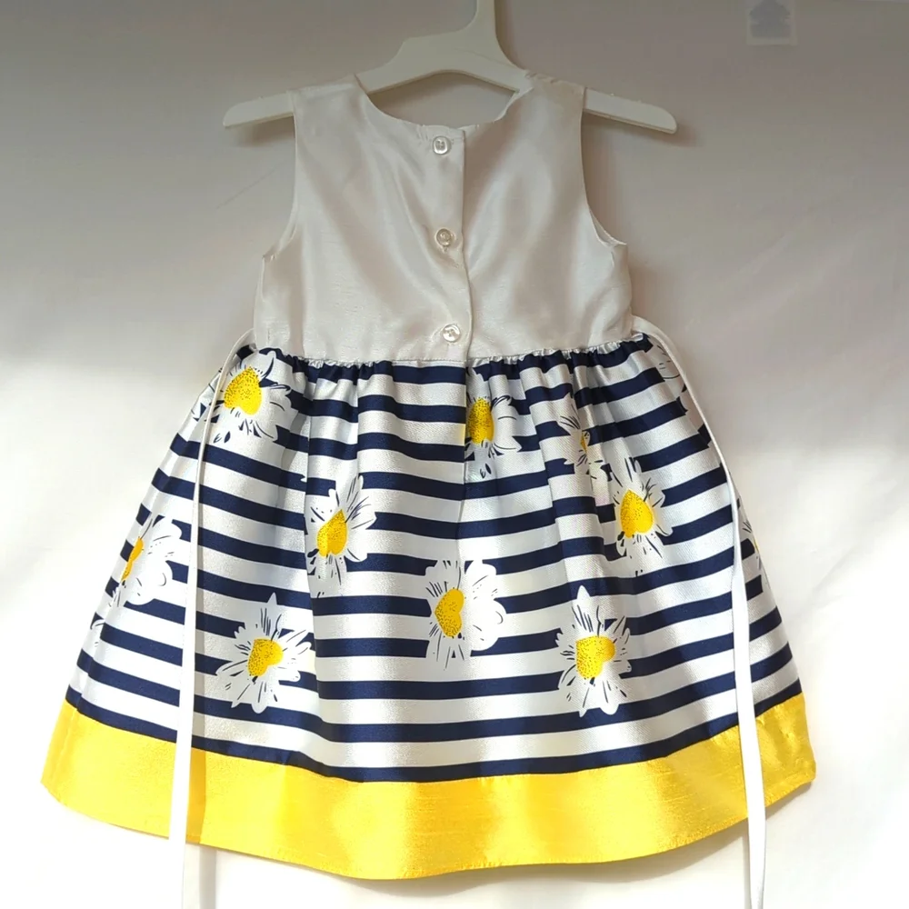 LA PRINCESS | Toddler Girl's Special Occasion Dress, Easter Go Blue,
